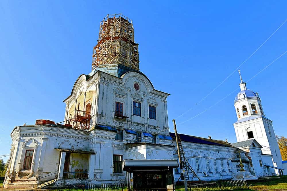 Состоится освящение креста и главки на церковь Рождества Пресвятой Богородицы пгт. Нижнеивкино