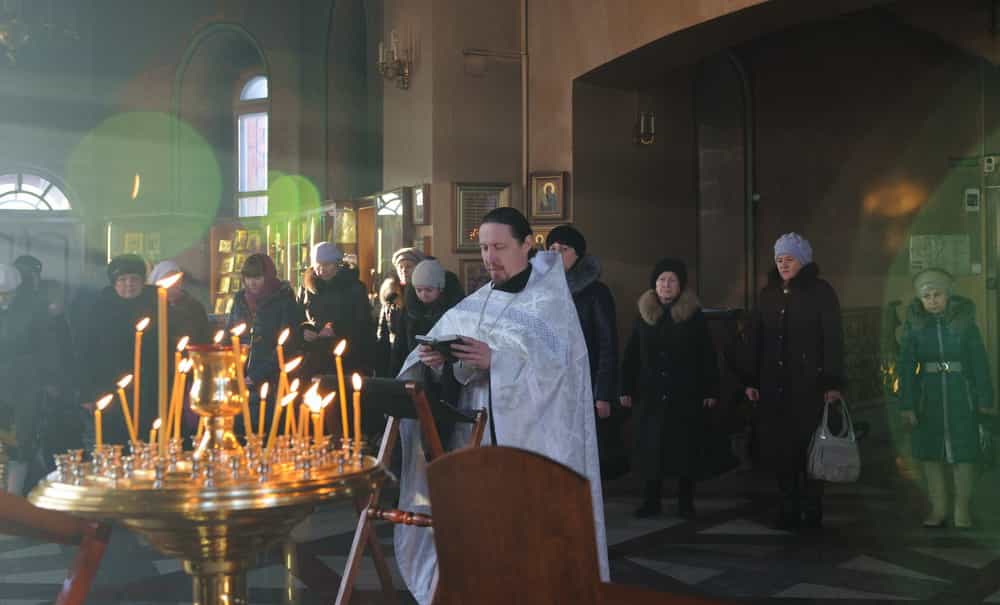 В храме Веры, Надежды, Любови и матери их Софии г. Кирова состоялся молебен святой Татьяне