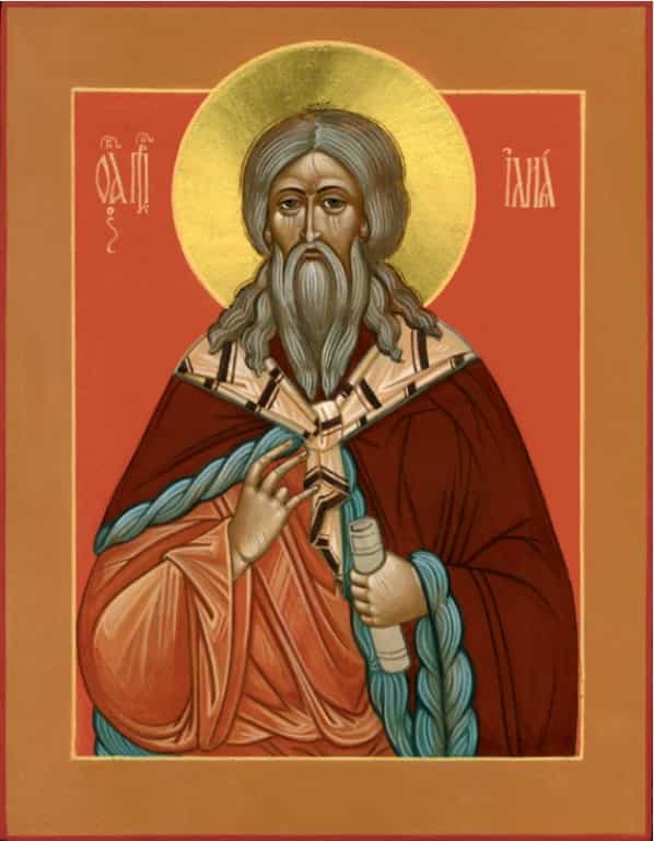 2 августа – день памяти святого пророка Божия Илии