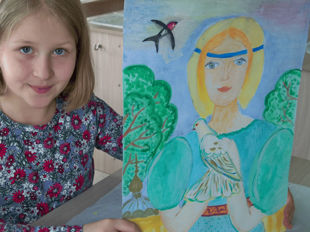 Лето в Воскресной школе Троицкого храма села Кстинино