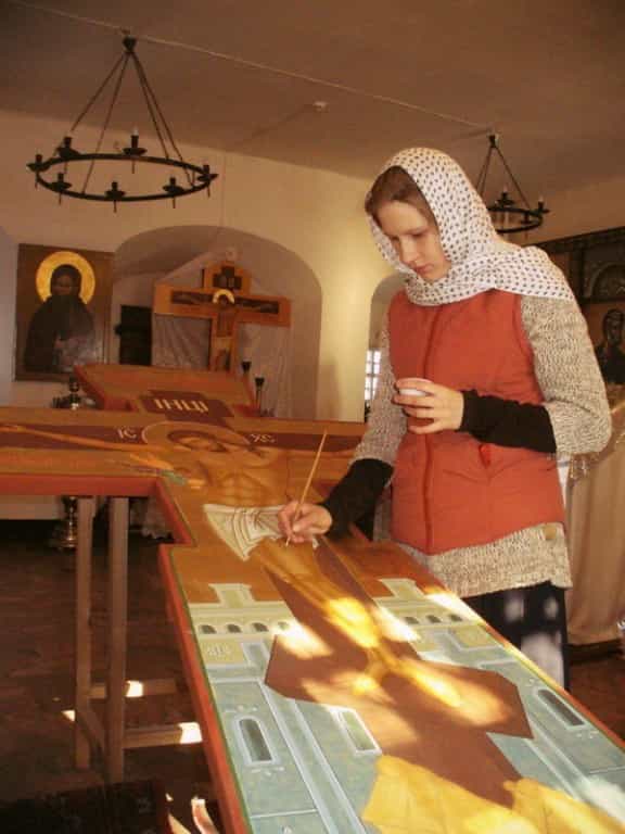 При храме Рождества Иоанна Предтечи начала свою работу художественная мастерская