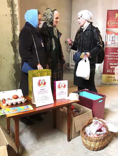 В Спасском соборе состоялась Пасхальная акция в помощь малоимущим семьям