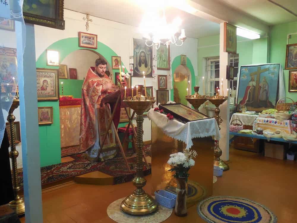 Празднование Пасхи Христовой на приходе Троицкого храма села Среднеивкино
